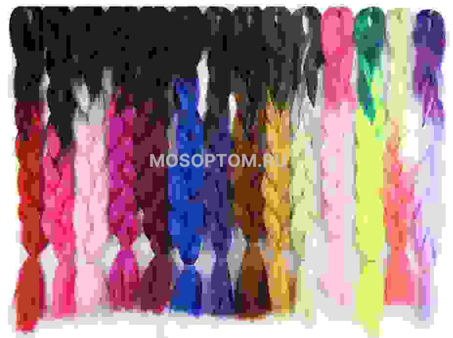 Цветные пряди для плетения косичек оптом 